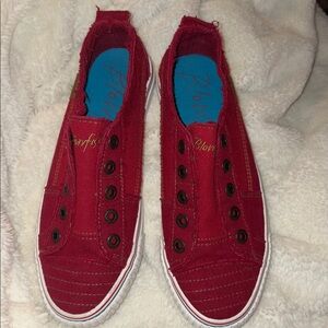 Blowfish Women’s Red Slip-On Sneakers